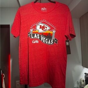 NFL Red and white Kansas City Chiefs cotton t-shirt